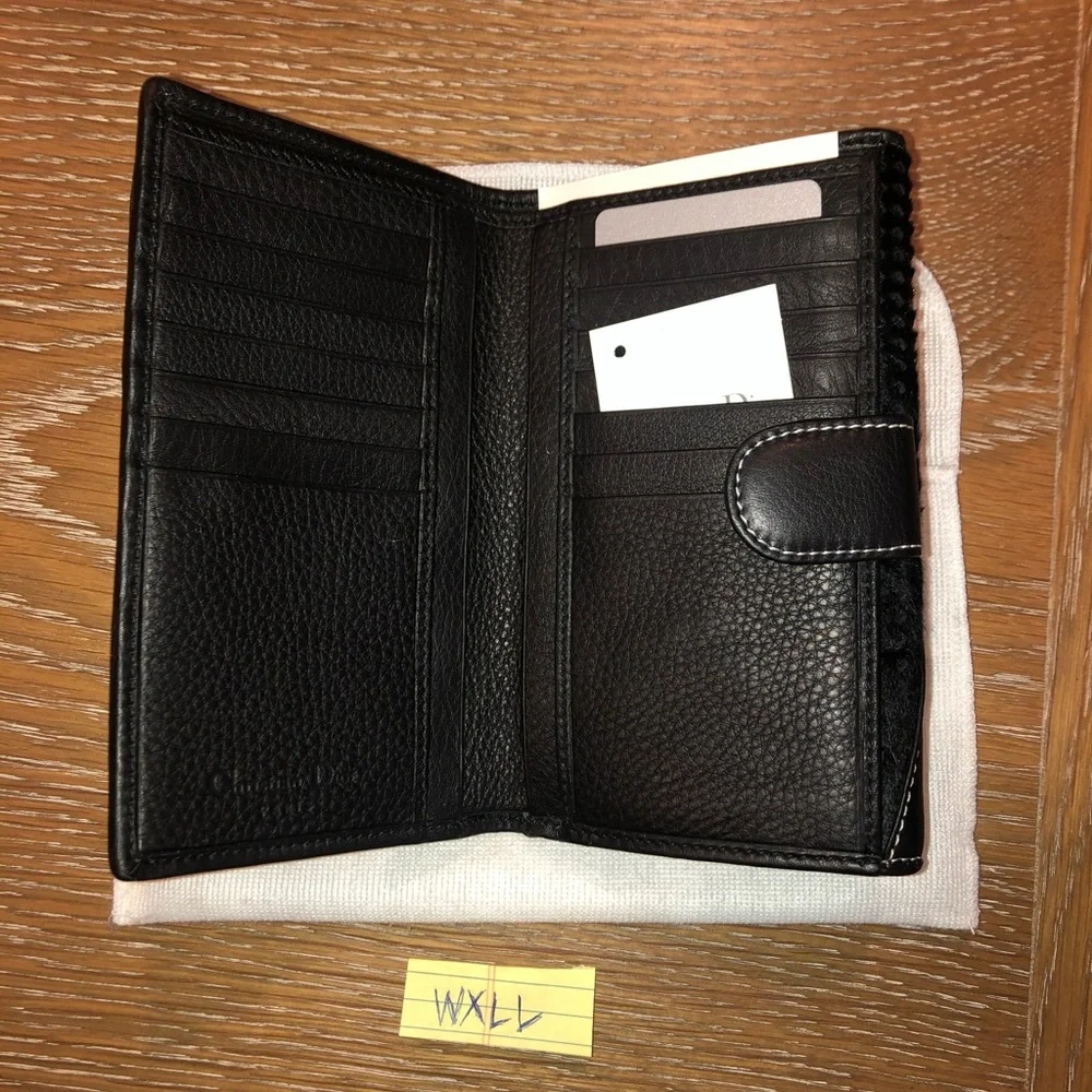 Rare Christian Dior Montaigne Wallet Pony Hair& Leather